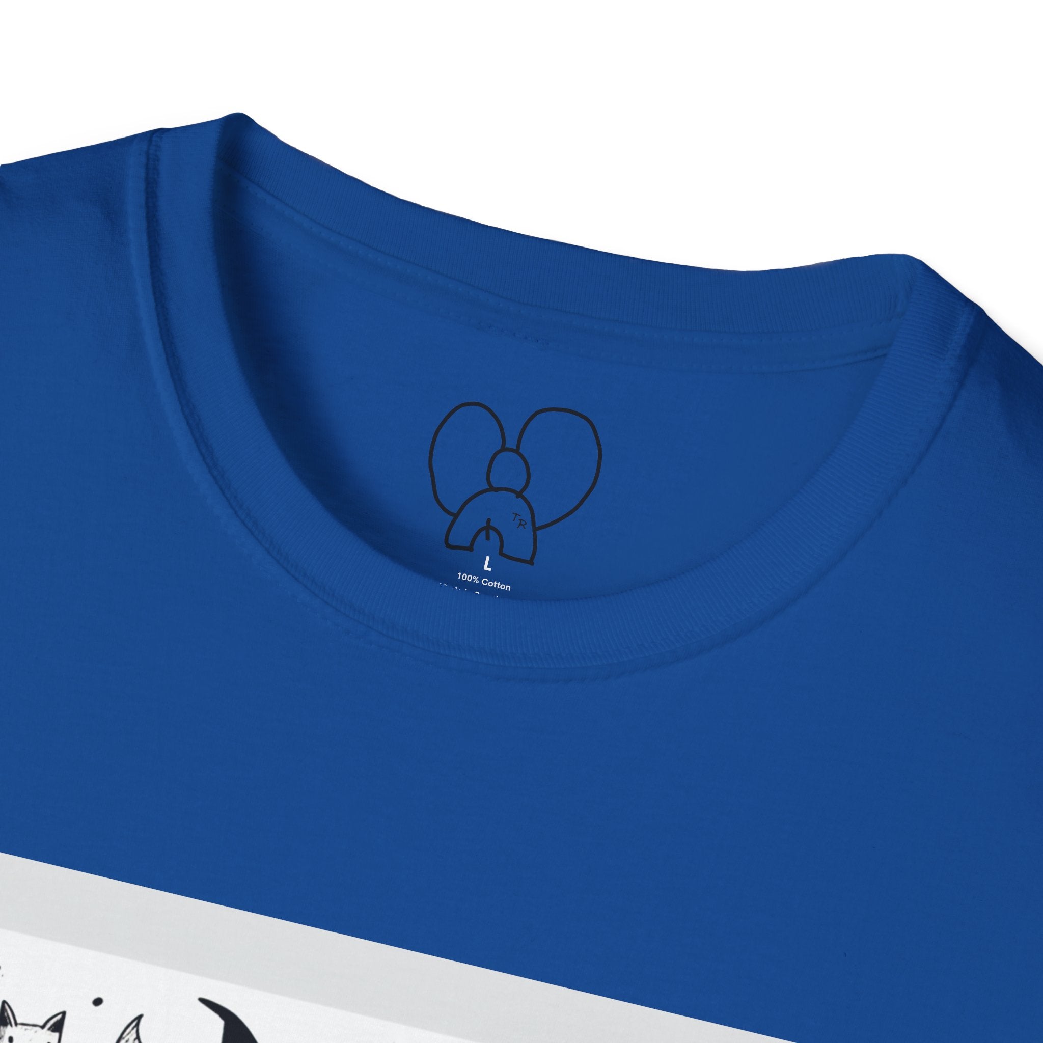 Cute Cartoon Characters Unisex T-Shirt, Graphic Tee, Fun Gift for Kids, Comfortable Apparel, Halloween, Birthday Shirt