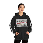 Talleyrand Band Hooded Sweatshirt Text Front/ picture back and picture sleeves