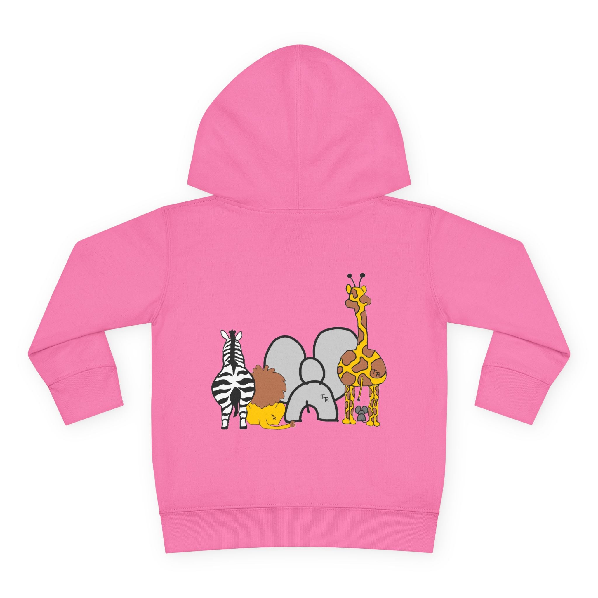 Kids Fleece Hoodie - TalleyRand Band Print Front - Stick Together Fam Back