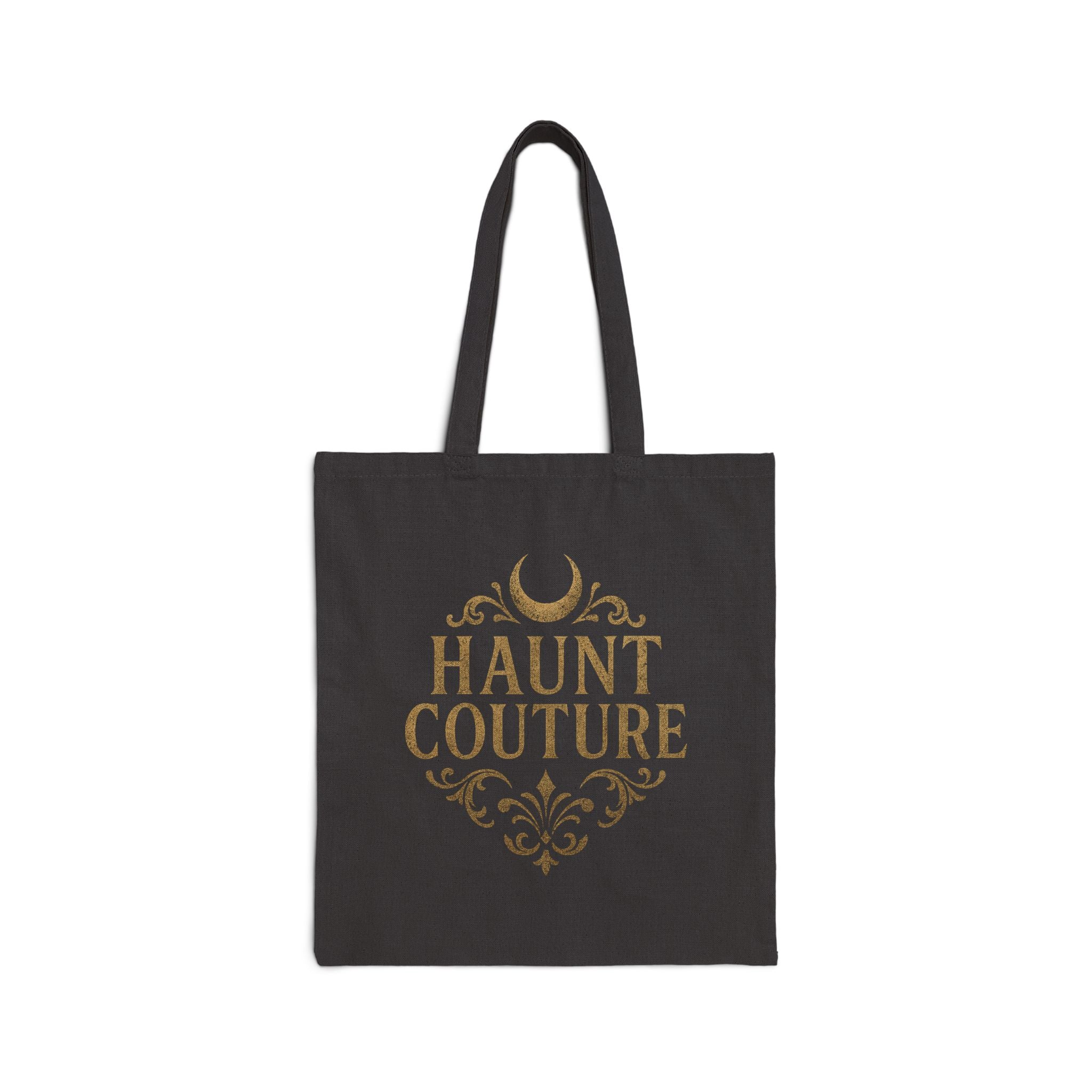 Haunt Couture Tote Bag, Halloween Tote, Witchy Shopping Bag, Spooky Gift, Eco-Friendly Canvas Bag