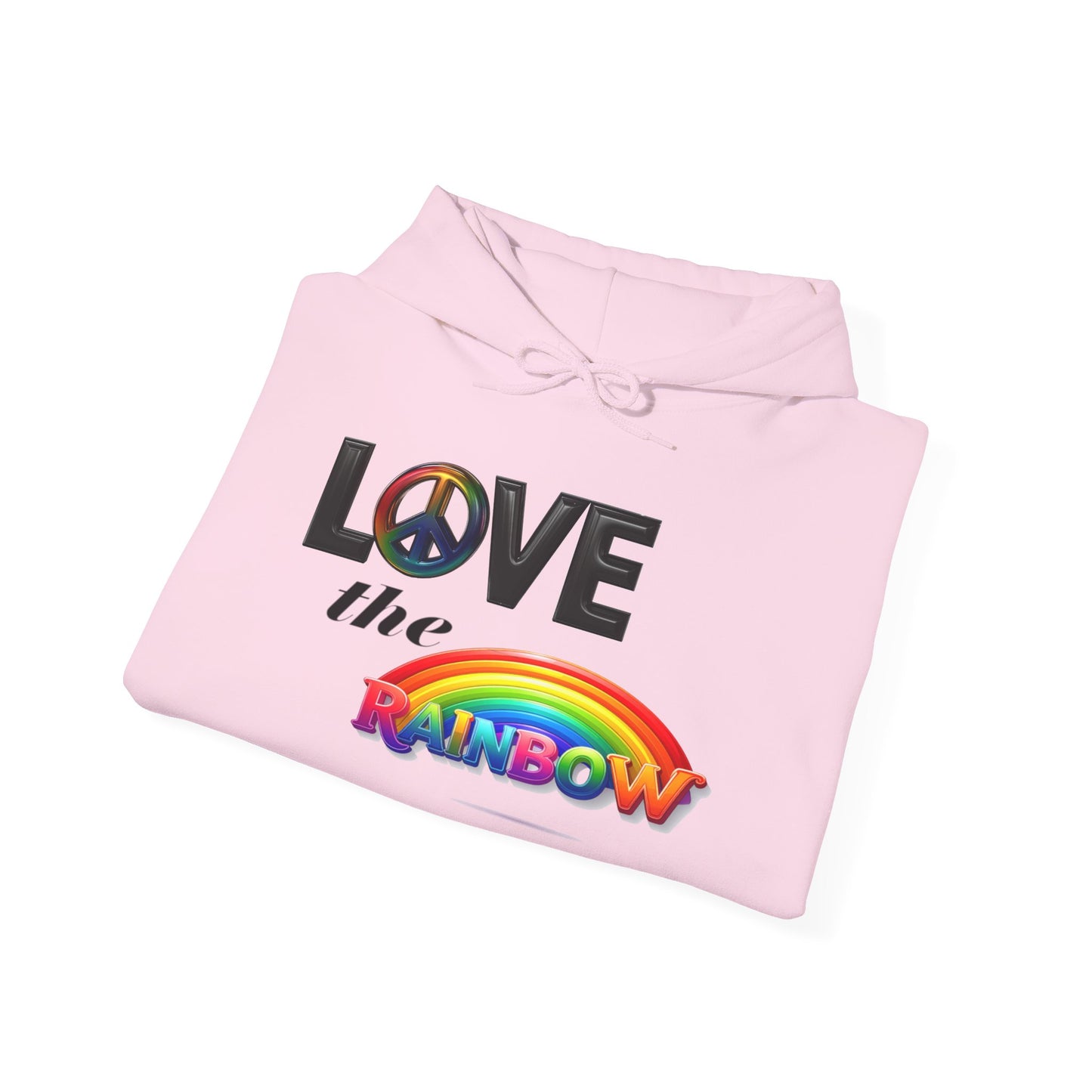 Rainbow Love Peace Hoodie