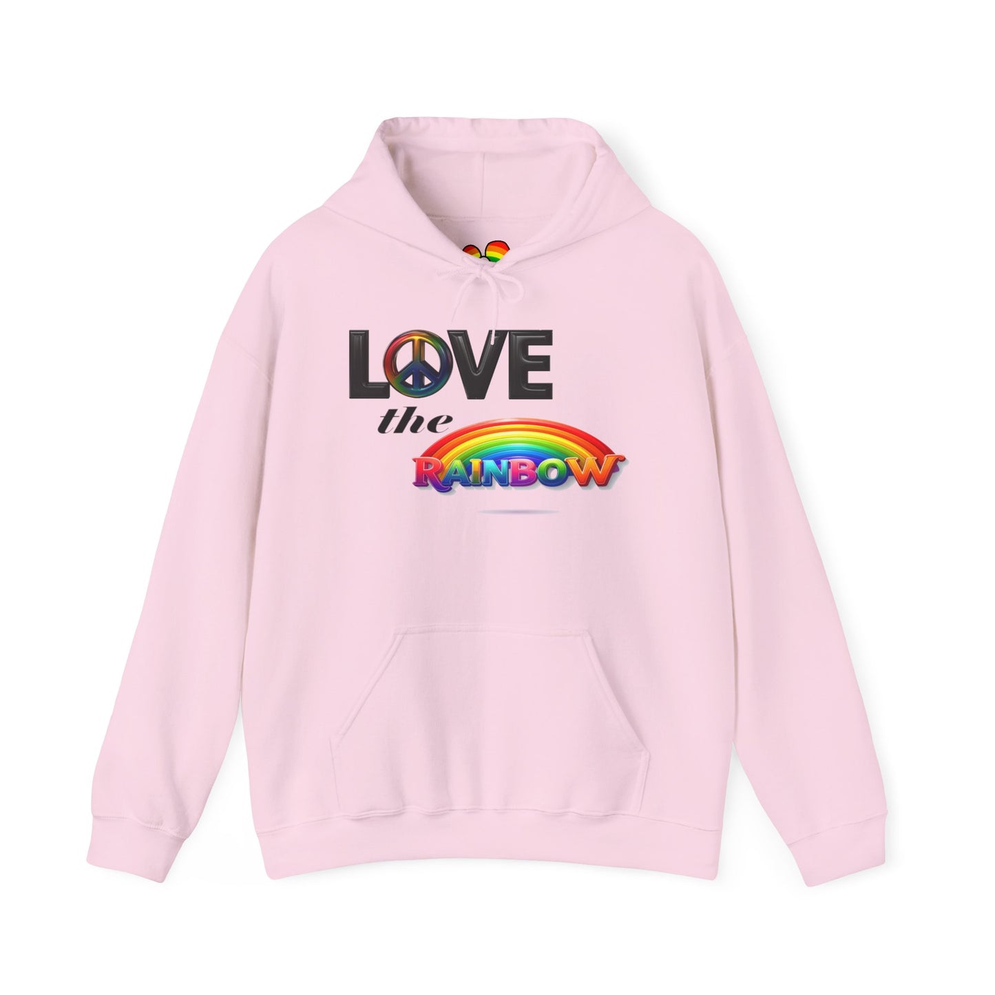 Rainbow Love Peace Hoodie