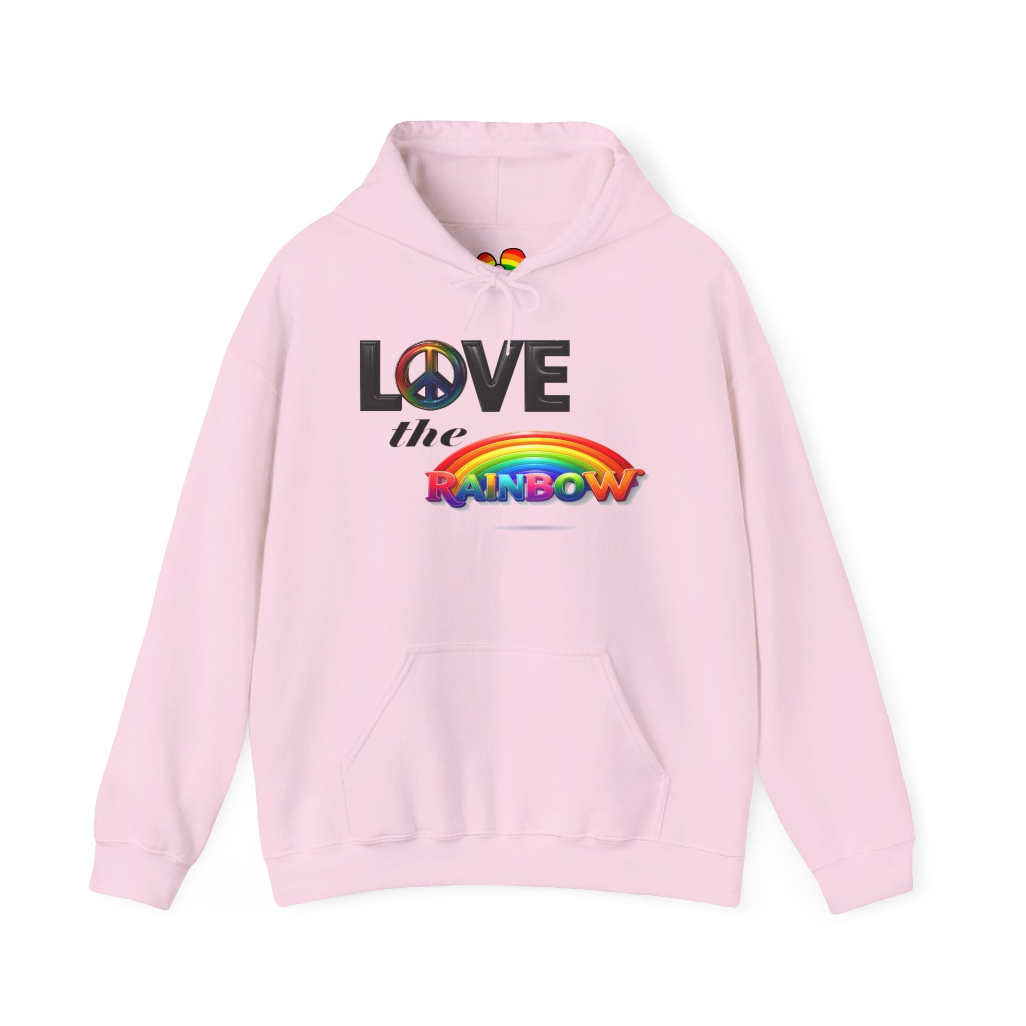 Rainbow Love Peace Hoodie