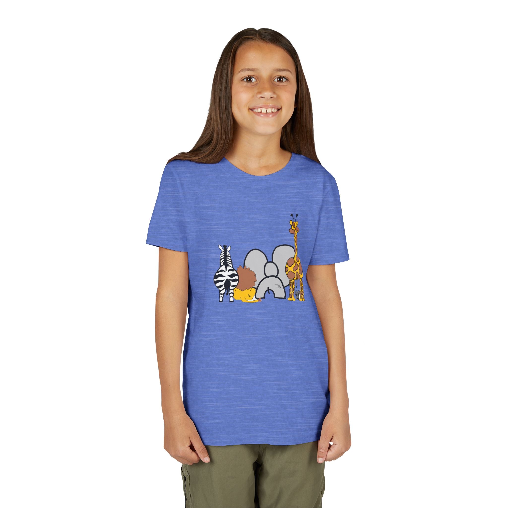 Youth Tee - Animals Front - Elephant