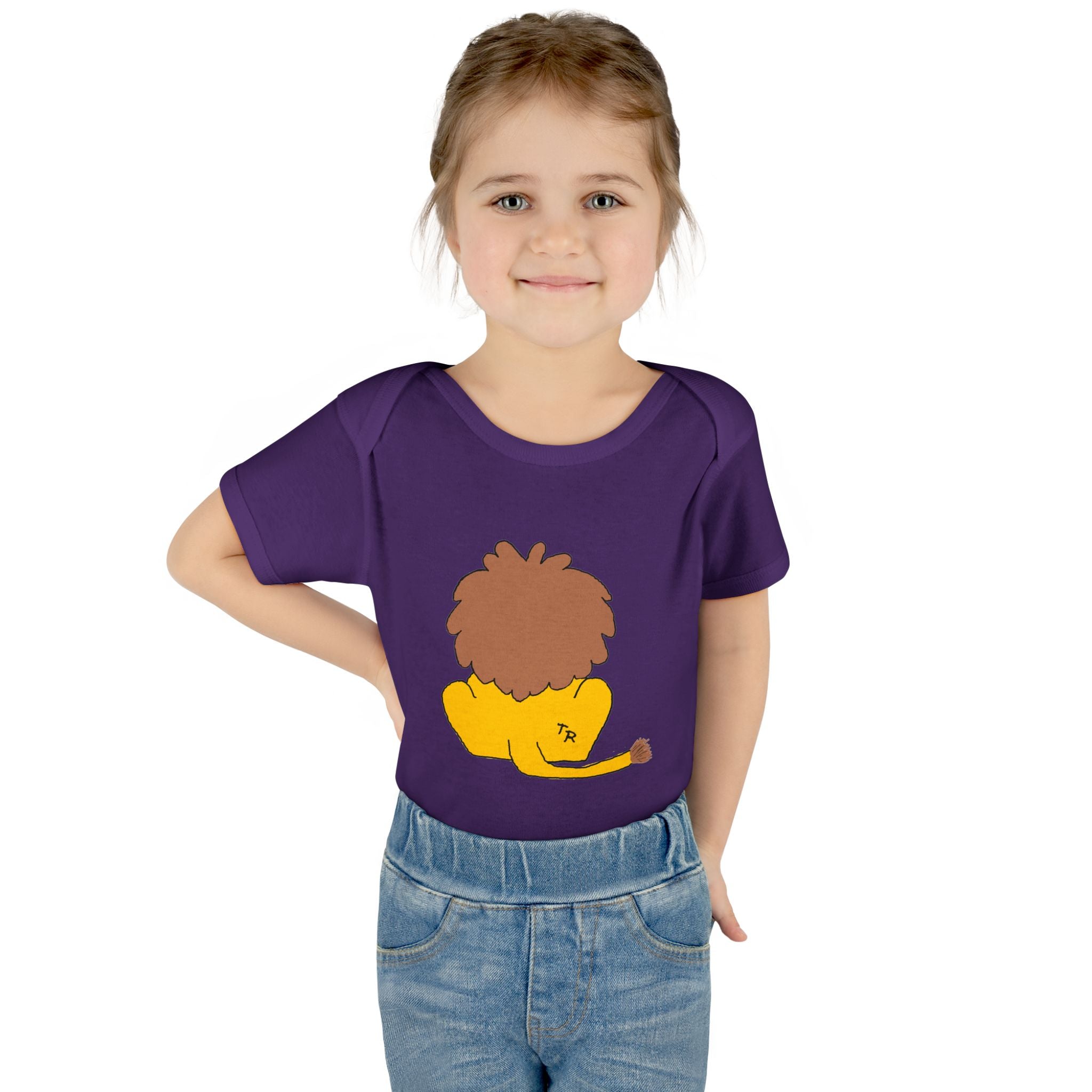 Infant Baby Rib Bodysuit - Lion