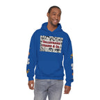 Talleyrand Band Hooded Sweatshirt Text Front/ picture back and picture sleeves