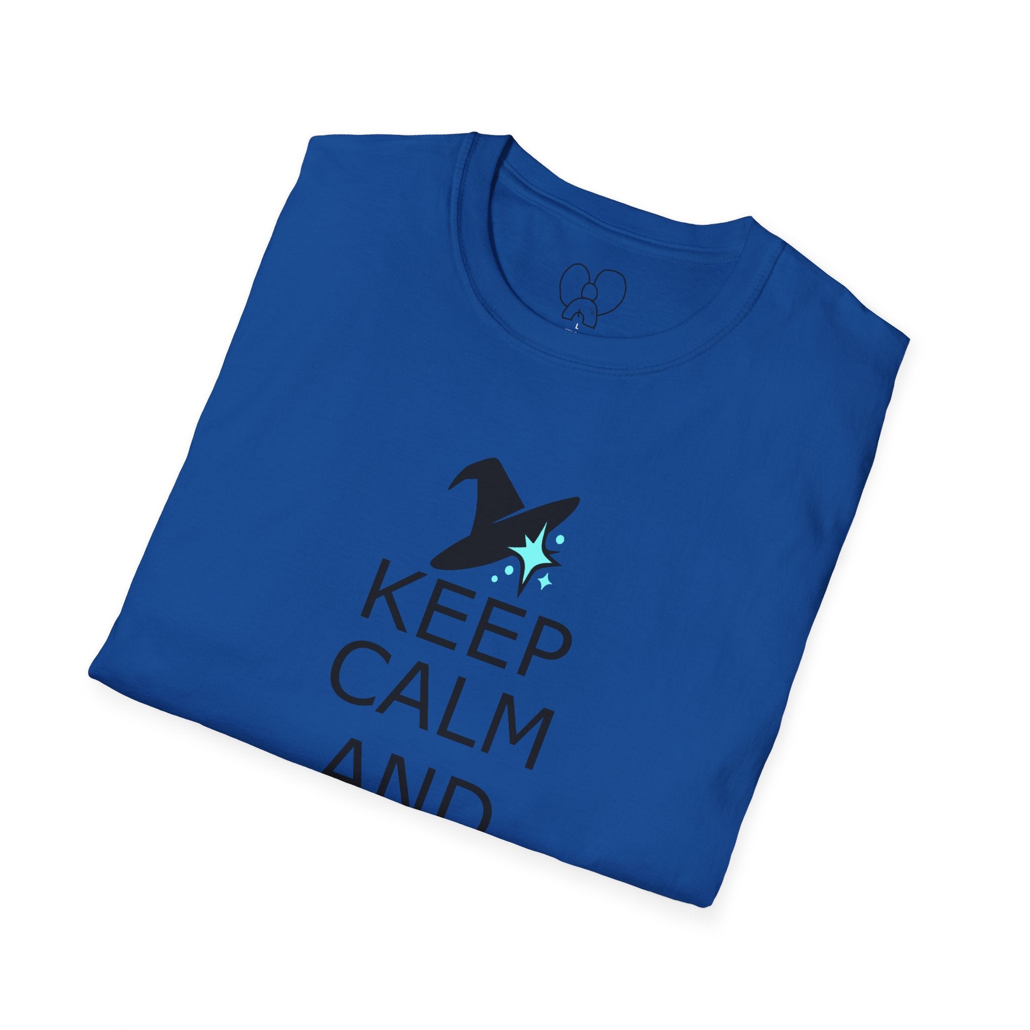 Keep Calm and Wizard On T-Shirt, Unisex Tee, Magical Gift