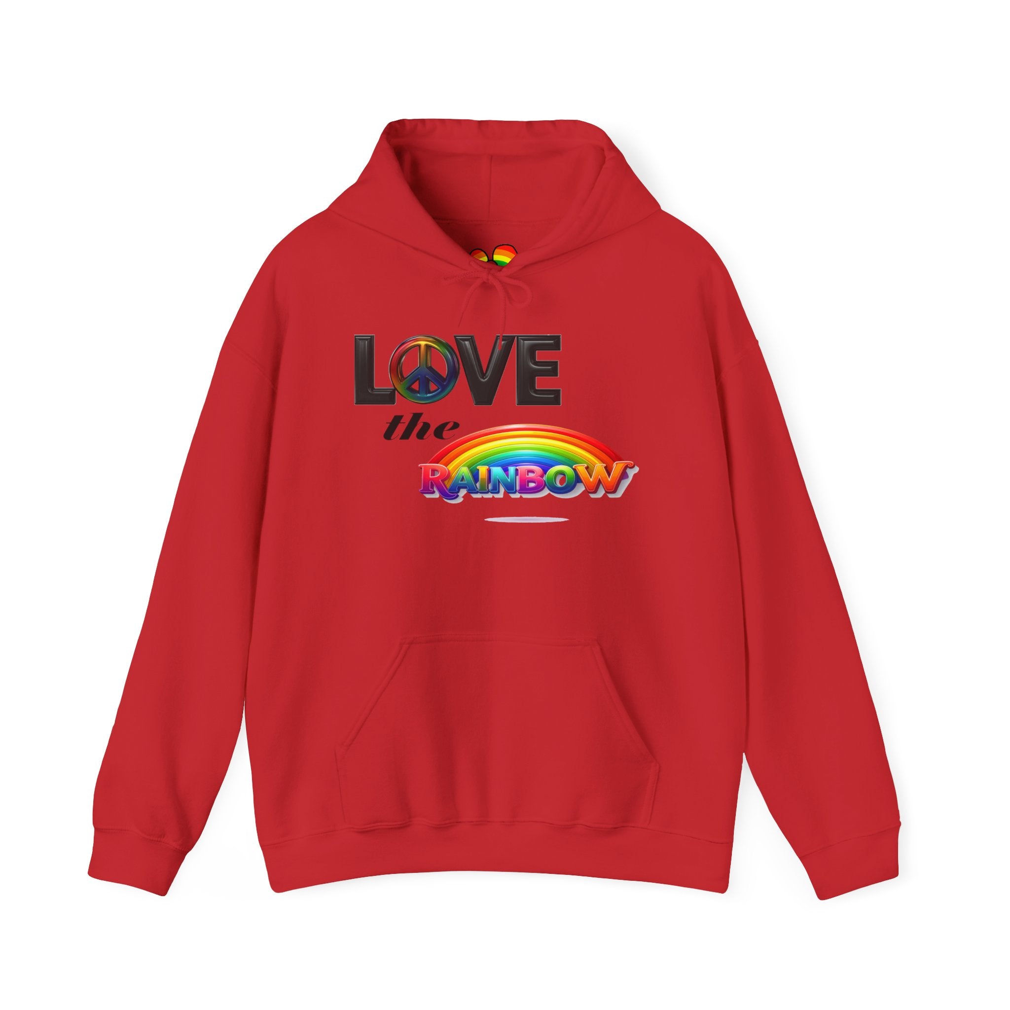 Rainbow Love Peace Hoodie