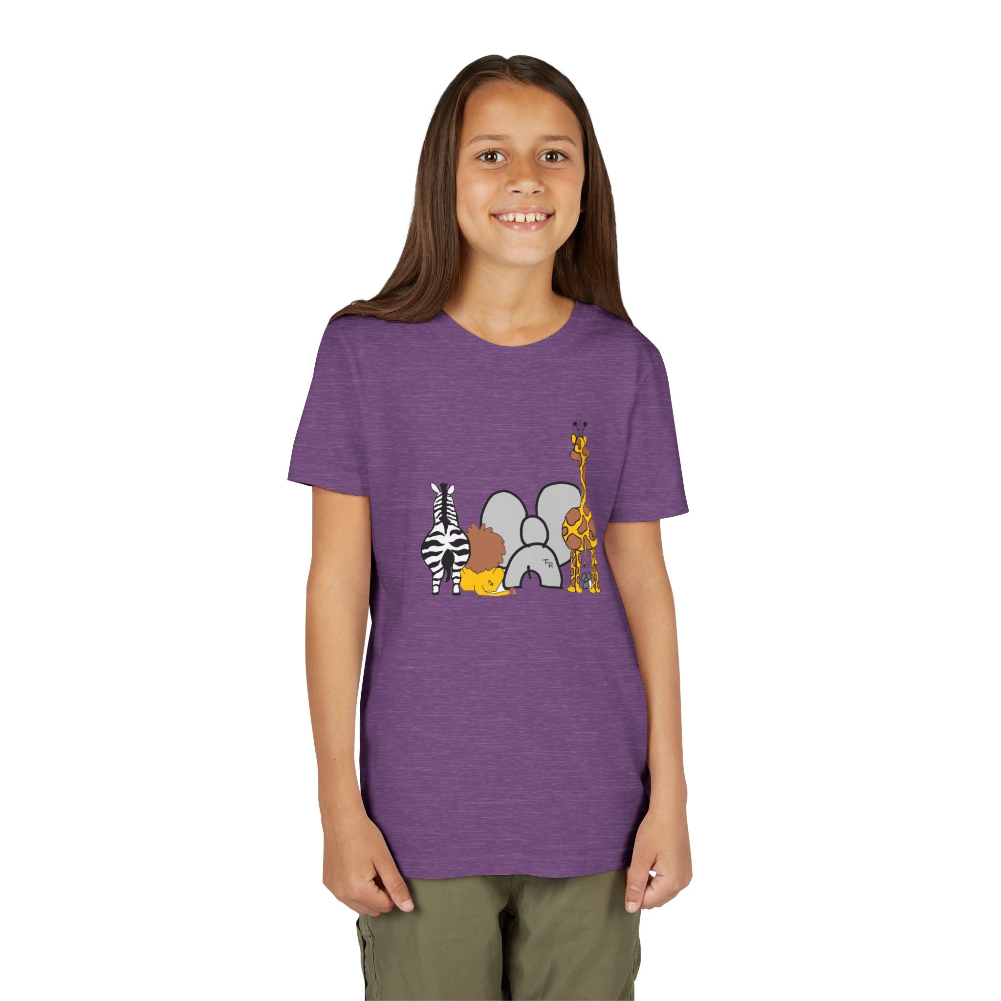 Youth Tee - Animals Front - Elephant