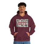 Talleyrand Band Hooded Sweatshirt Text Front/ picture back and picture sleeves