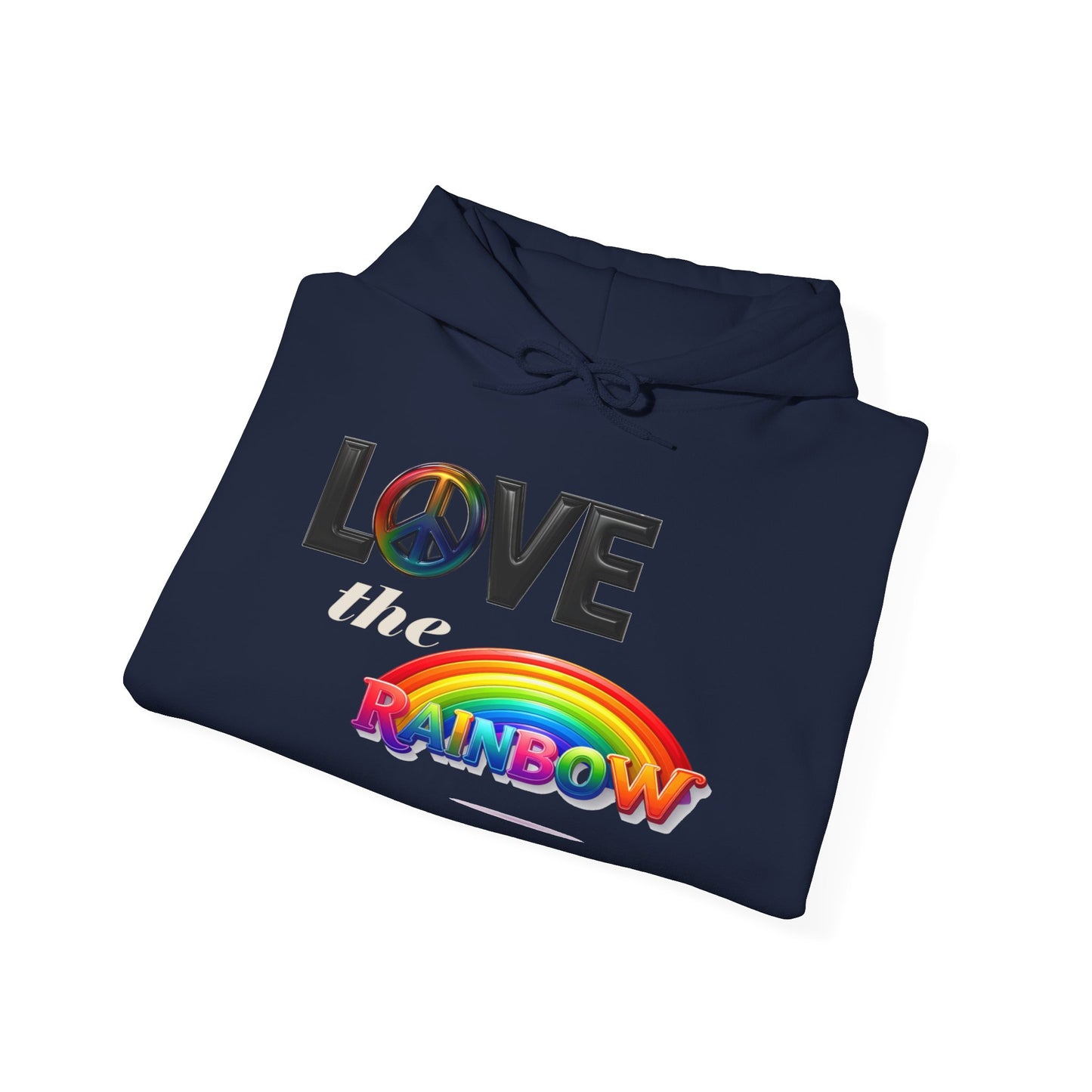 Rainbow Love Peace Hoodie