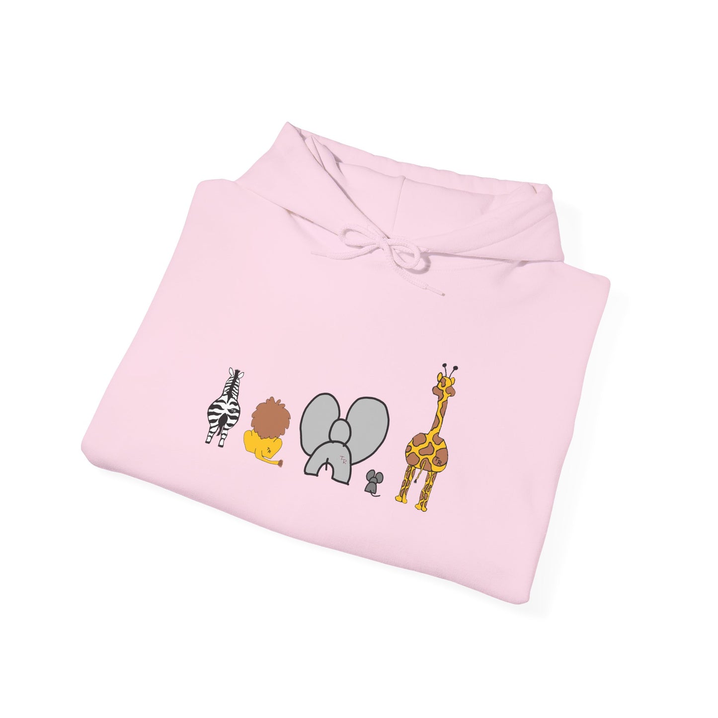 Whimsical Animal Sweatshirt, Cozy Unisex Hoodie for Kids & Teens, Fun Gift for Birthdays, Animal Lovers' Apparel