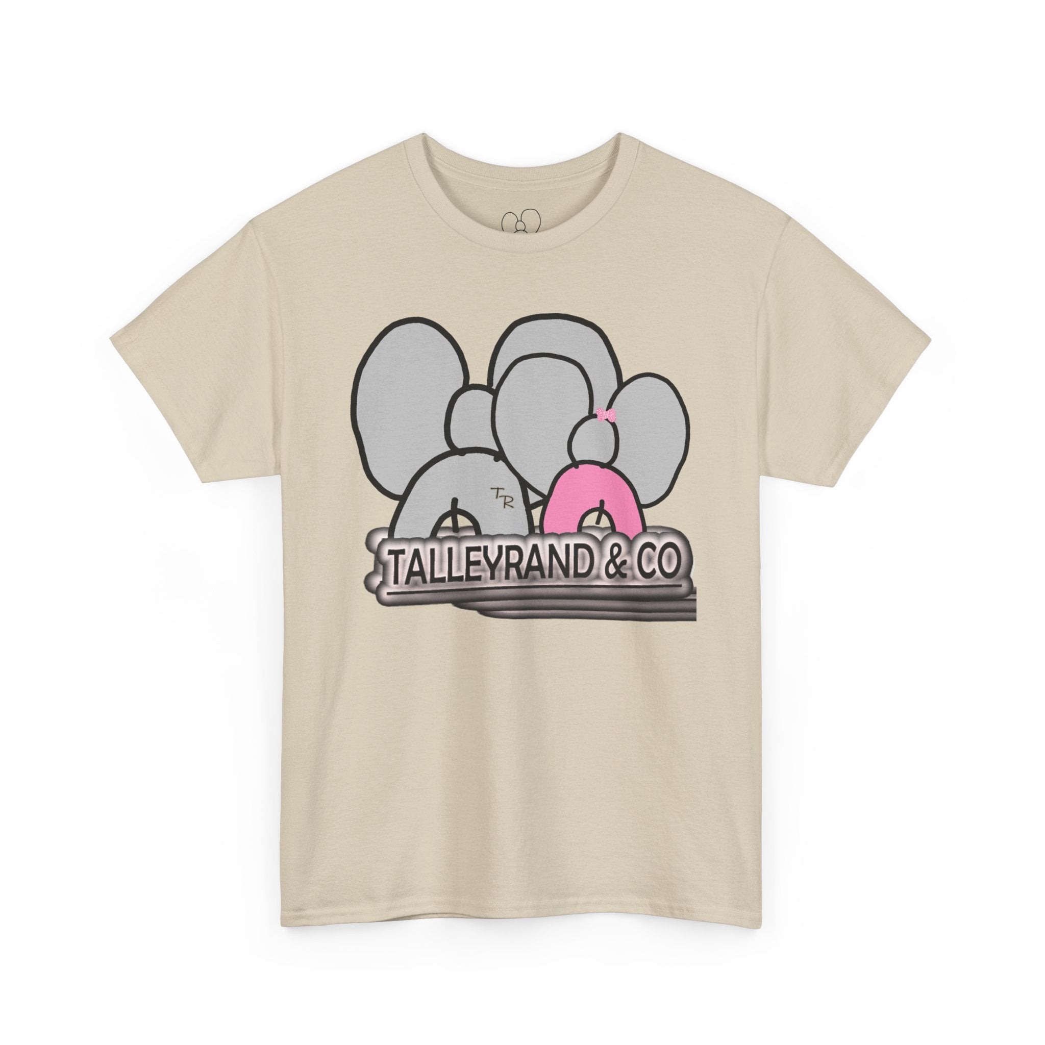 Elephant Crew Graphic Tee — TalleyRand & Co. Cute Pink Accent