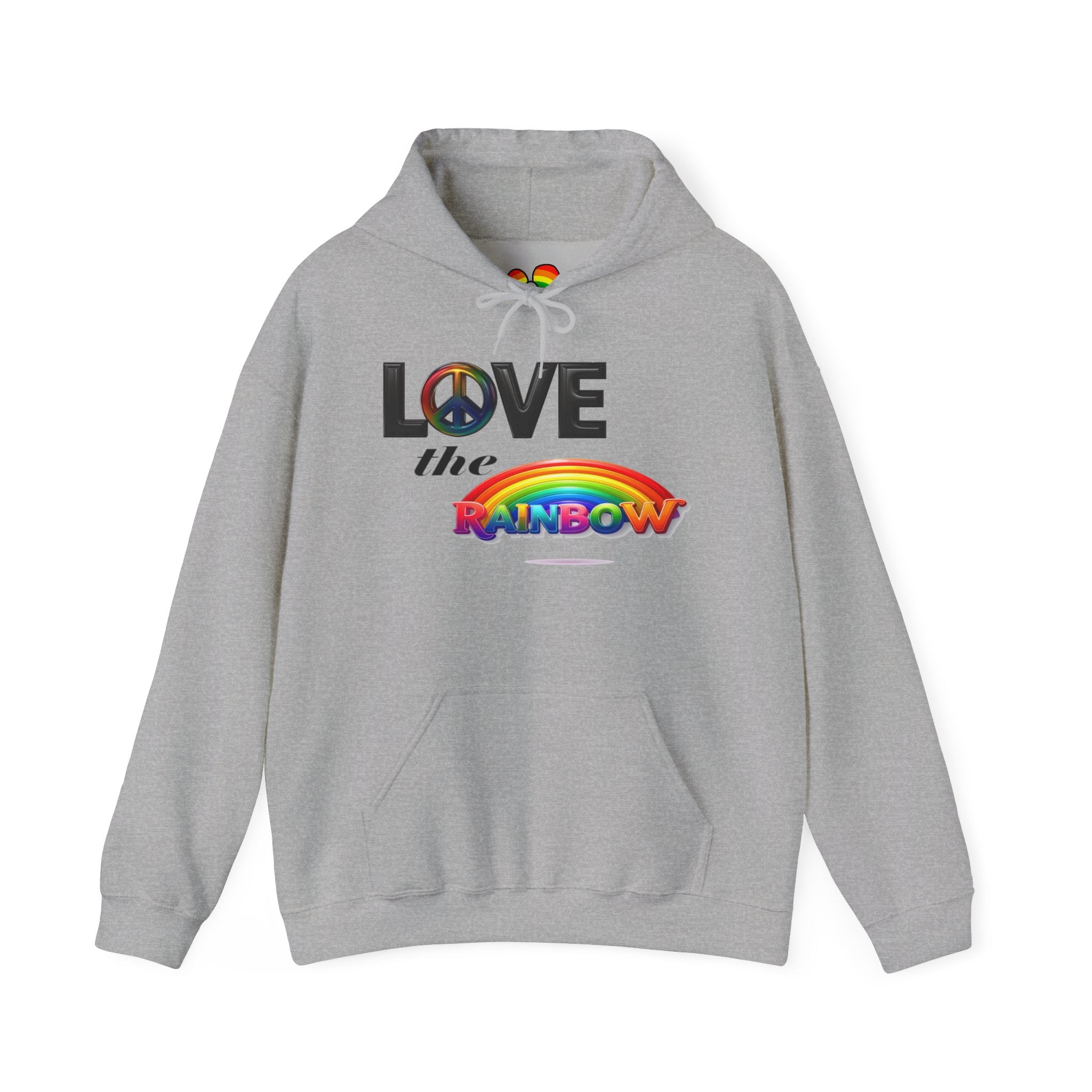 Rainbow Love Peace Hoodie