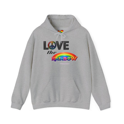 Rainbow Love Peace Hoodie