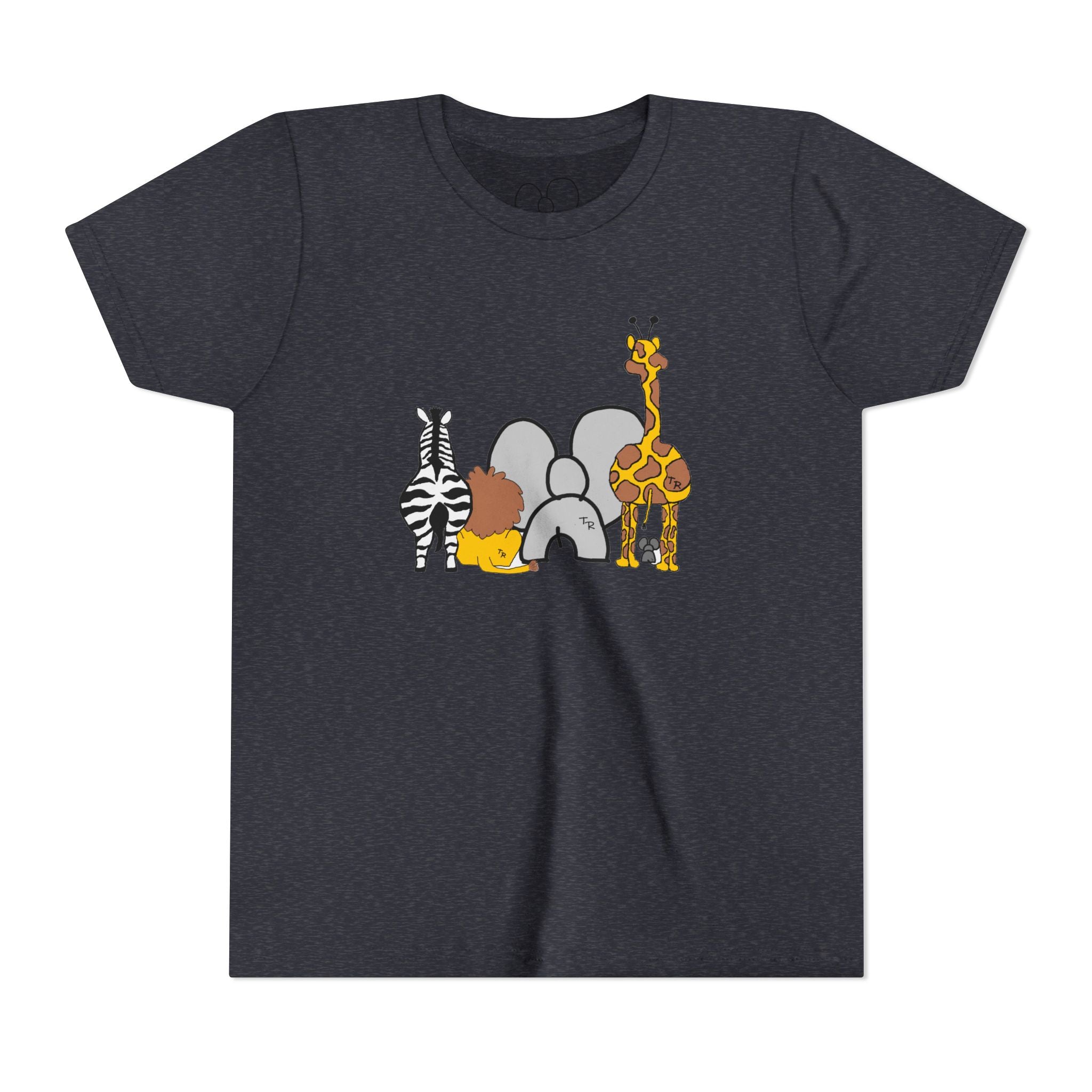 Youth Tee - Animals Front - Elephant