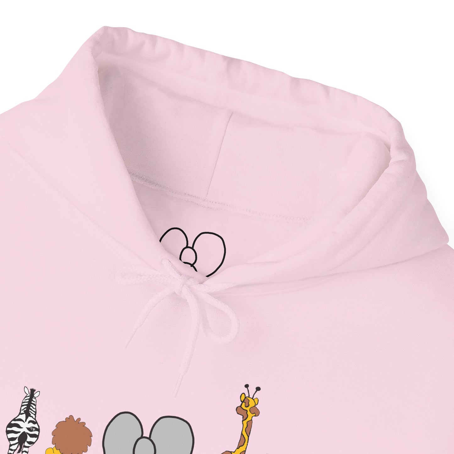 Whimsical Animal Sweatshirt, Cozy Unisex Hoodie for Kids & Teens, Fun Gift for Birthdays, Animal Lovers' Apparel