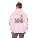 Talleyrand Band Hooded Sweatshirt Text Front/ picture back and picture sleeves