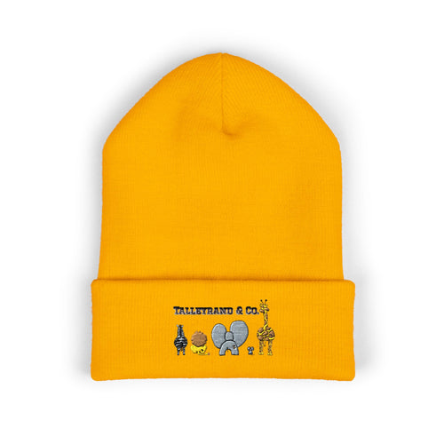 Embroidered Beanie - Talleyrand Animals