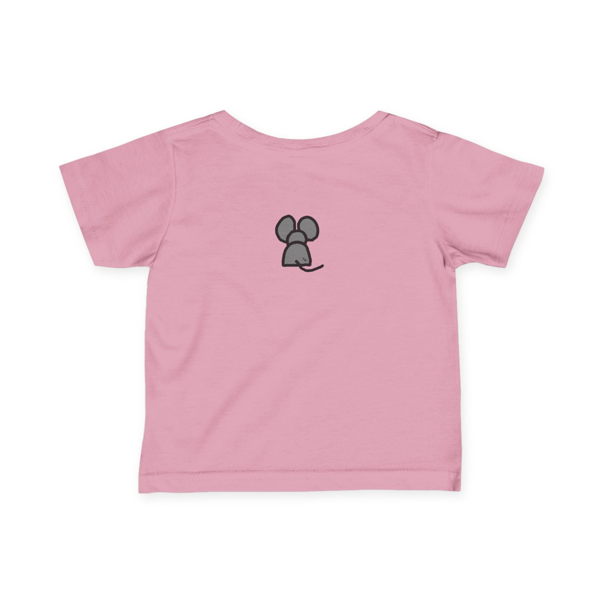 Infant Fine Jersey Tee Talleyrand Band Front and Mouse back