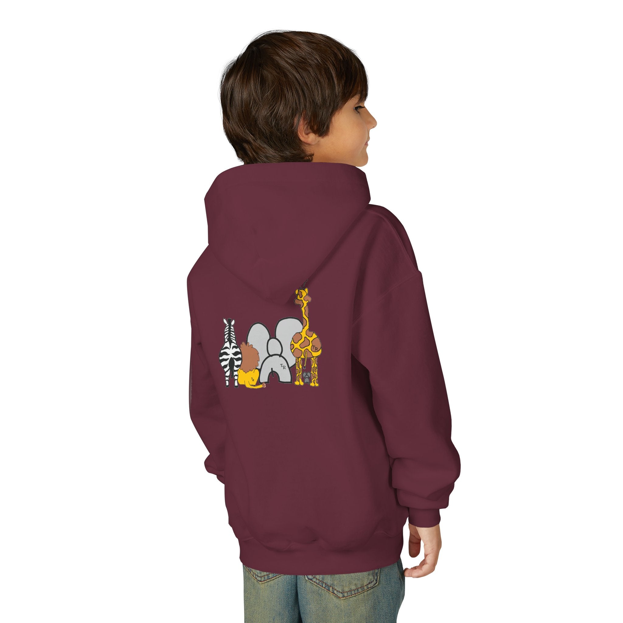 Youth Hoodie -TalleyRand Band Front/Animals Back