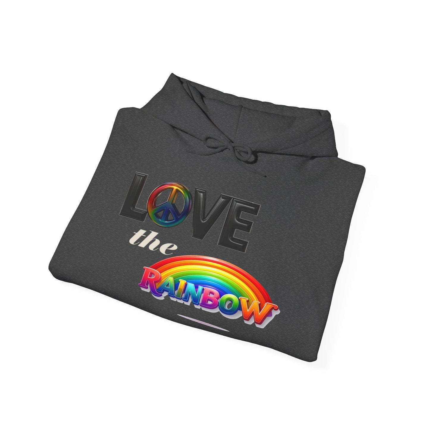 Rainbow Love Peace Hoodie