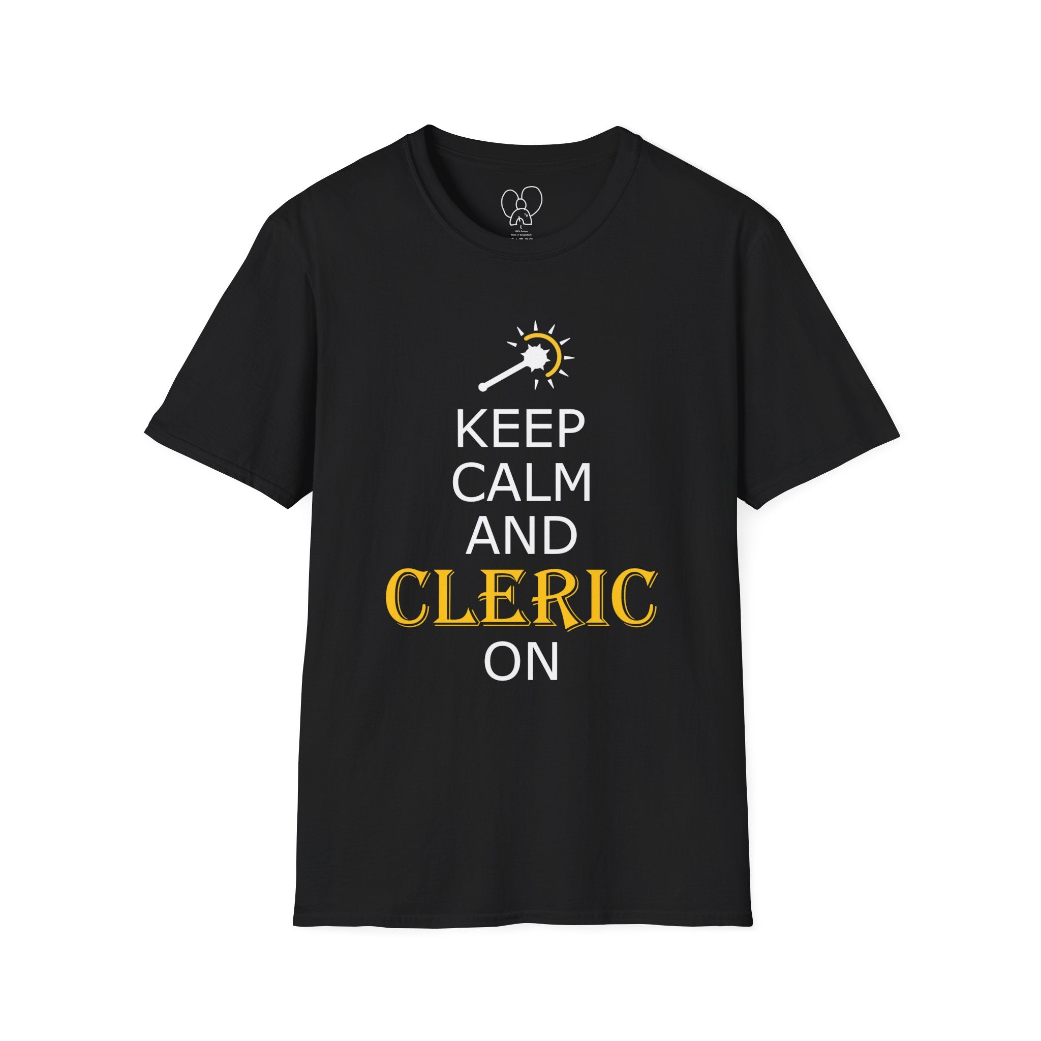 Keep Calm and Cleric On T-Shirt, Unisex