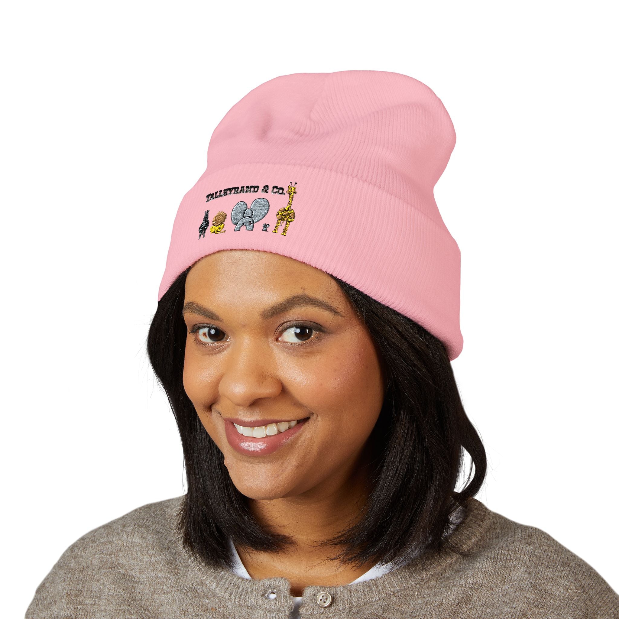 Embroidered Beanie - Talleyrand Animals