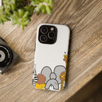 Safari Animal Trio Phone Case — Cute Elephant, Giraffe & Zebra Protective iPhone Cover