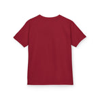 Talleyrand Bands Youth T-shirt with Zebra print front.
