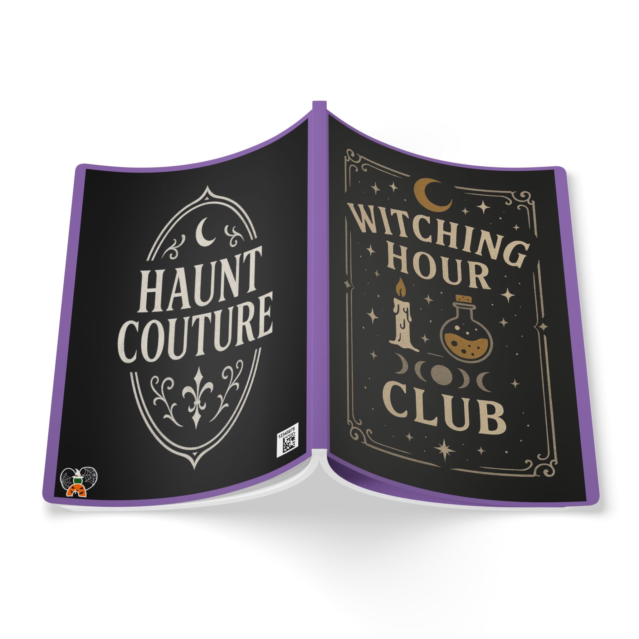 Witchy Softcover Journal: Perfect for Creatives, Dreamers, and Dark Aesthetics, Ghostly Gift, Occult Notes, Halloween Diaries