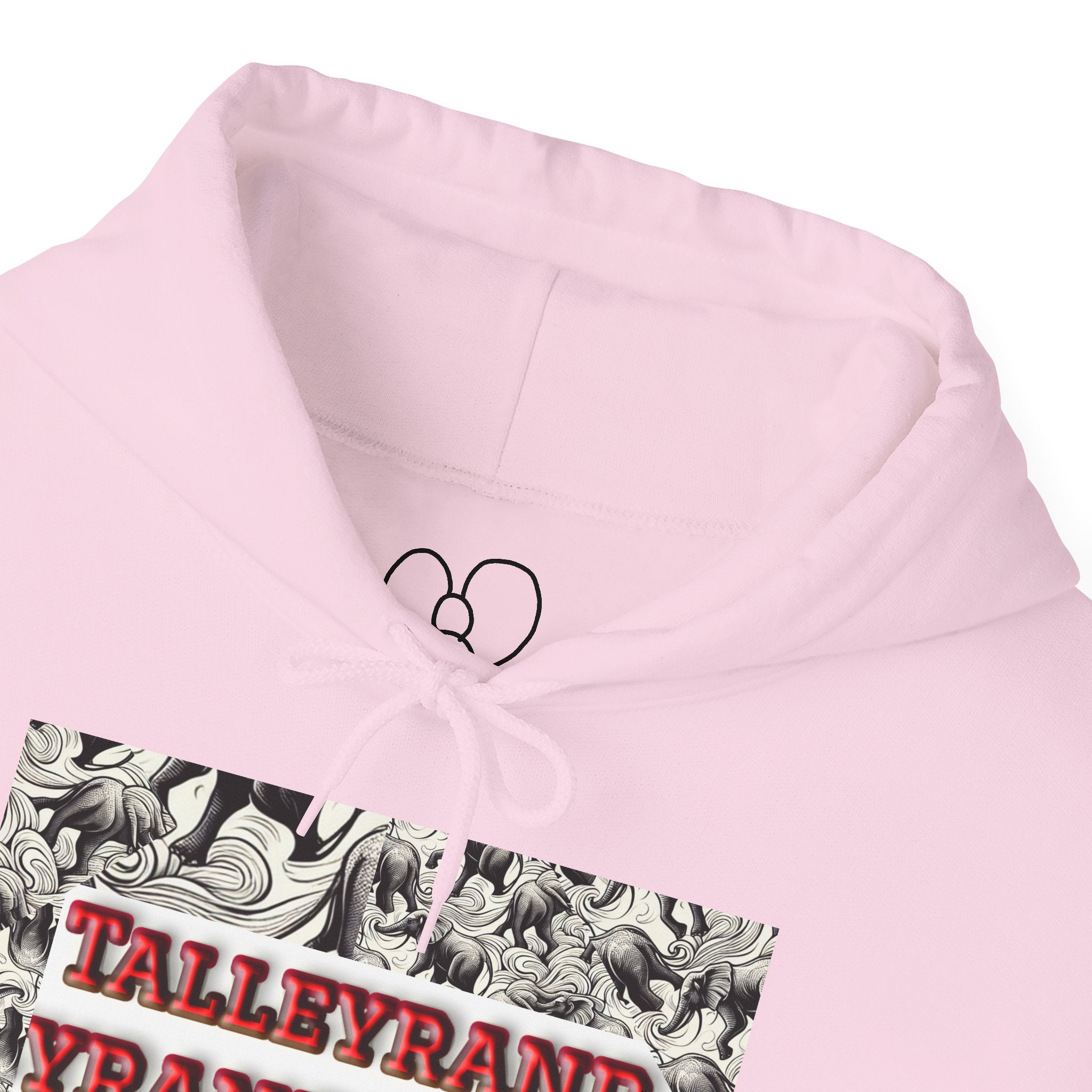 Talleyrand Band Hooded Sweatshirt Text Front/ picture back and picture sleeves