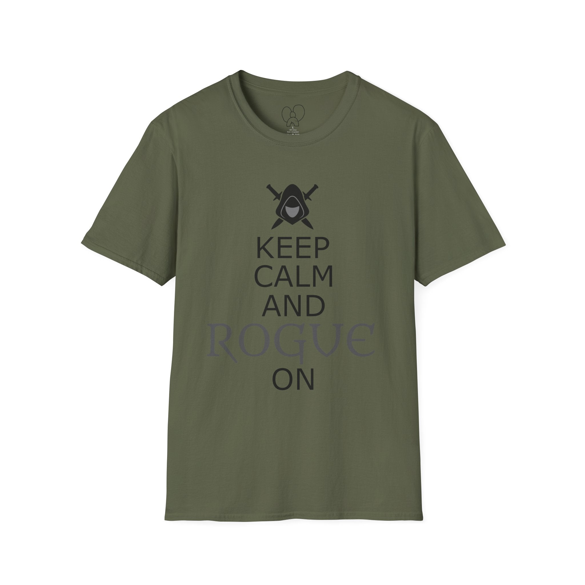 Keep Calm and Rogue On Unisex Softstyle T-Shirt