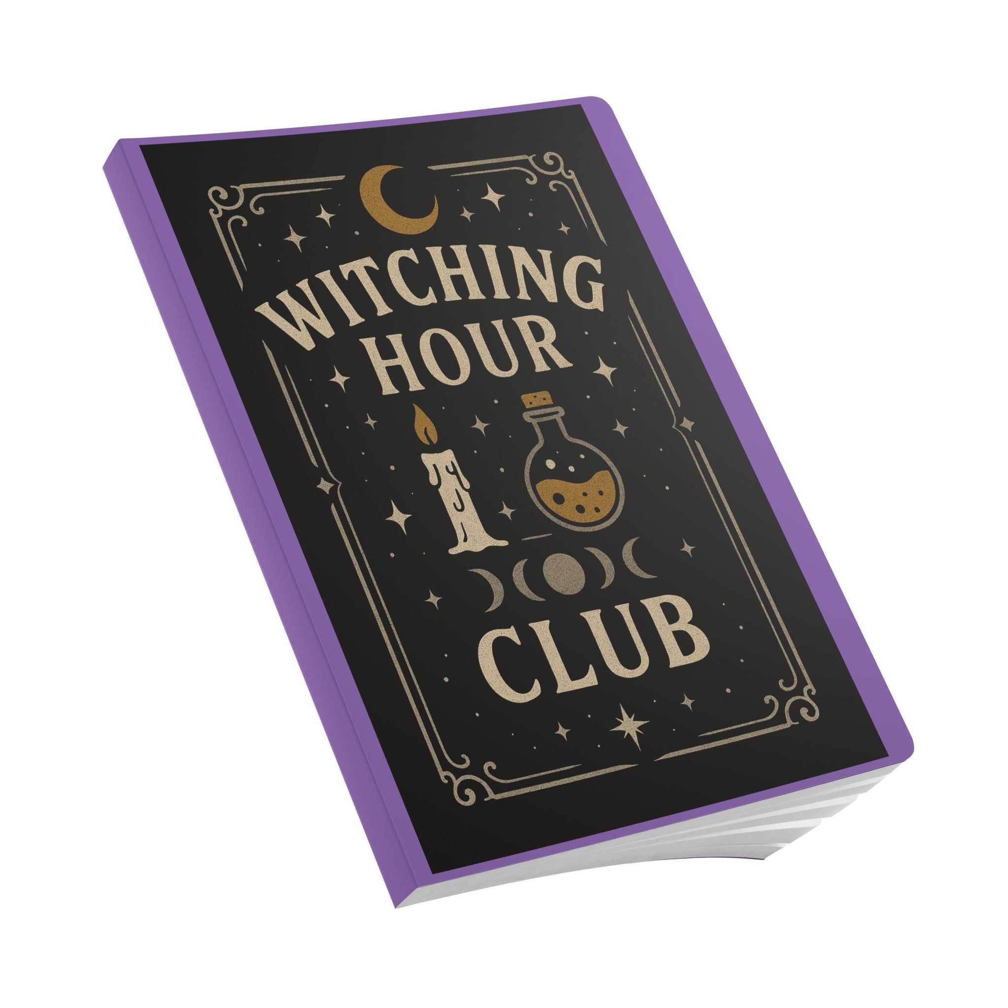 Witchy Softcover Journal: Perfect for Creatives, Dreamers, and Dark Aesthetics, Ghostly Gift, Occult Notes, Halloween Diaries