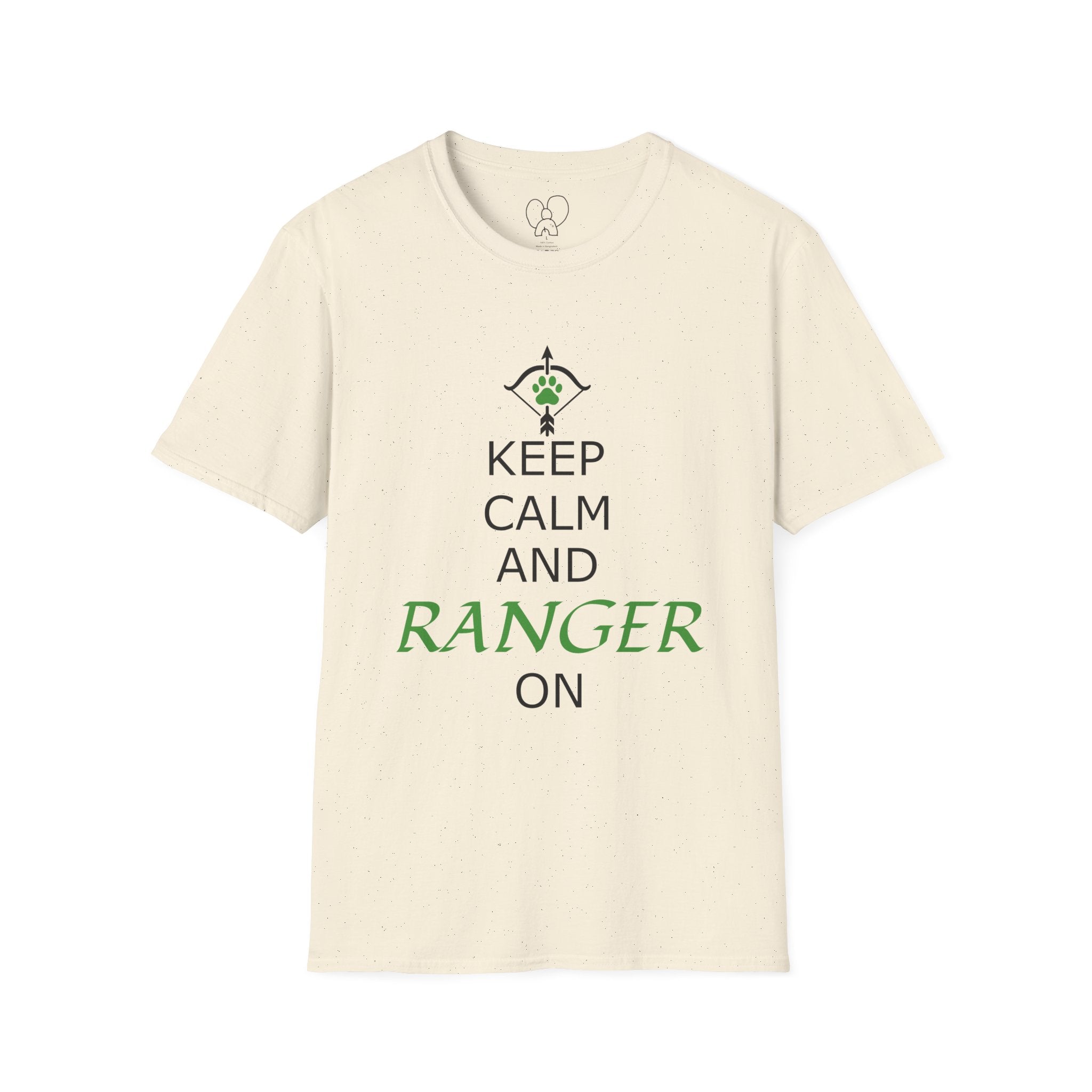 Relaxed Ranger Graphic T-Shirt with Inspiring Quote, Adventure Tee, Nature Lover Shirt, Gift for Outdoorsy Friends, Camping Apparel