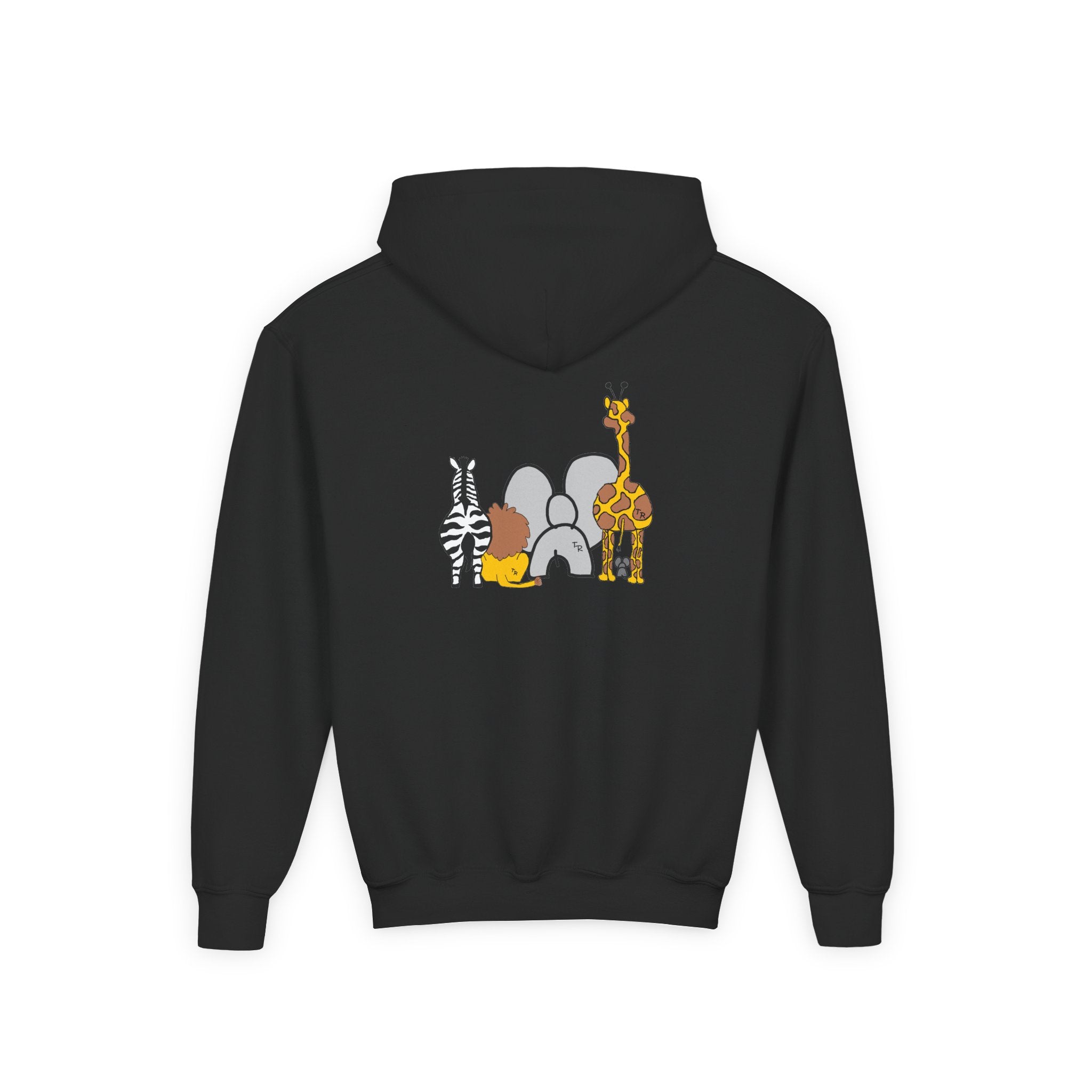 Youth Hoodie -TalleyRand Band Front/Animals Back