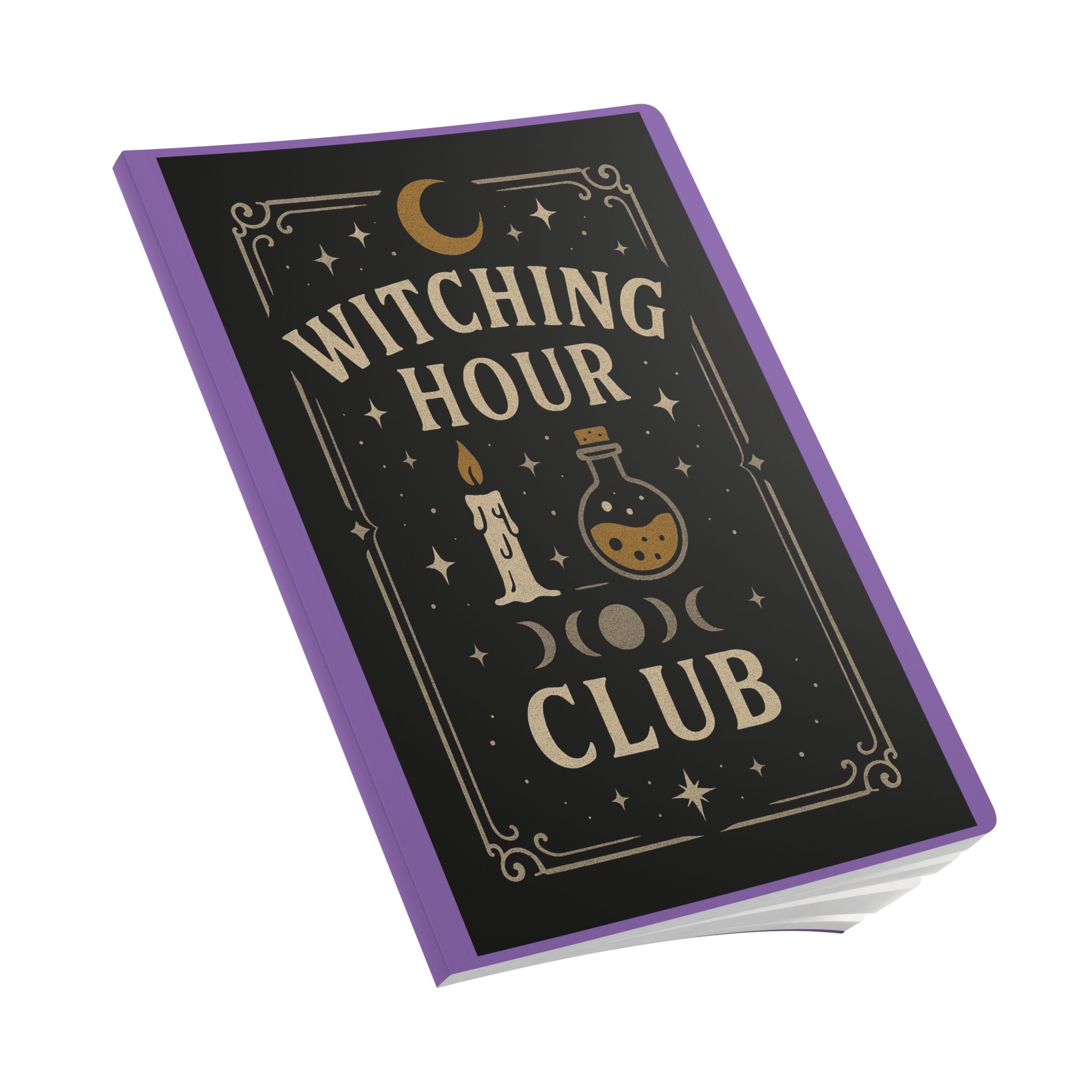 Witchy Softcover Journal: Perfect for Creatives, Dreamers, and Dark Aesthetics, Ghostly Gift, Occult Notes, Halloween Diaries