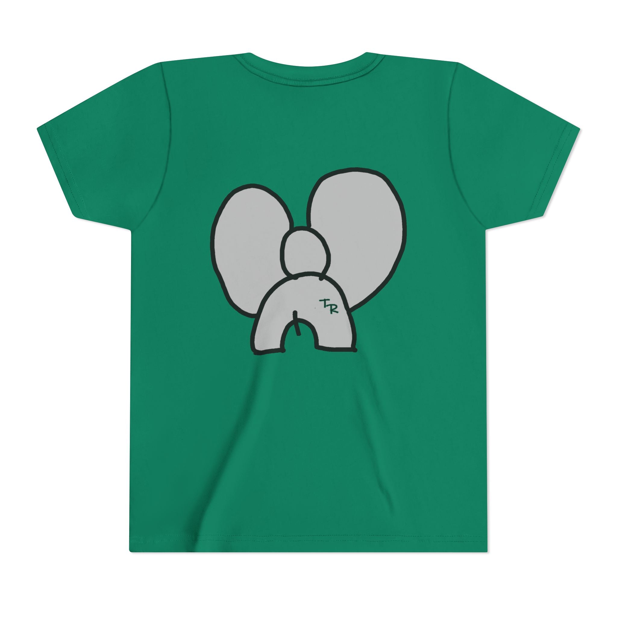 Youth Tee - Animals Front - Elephant