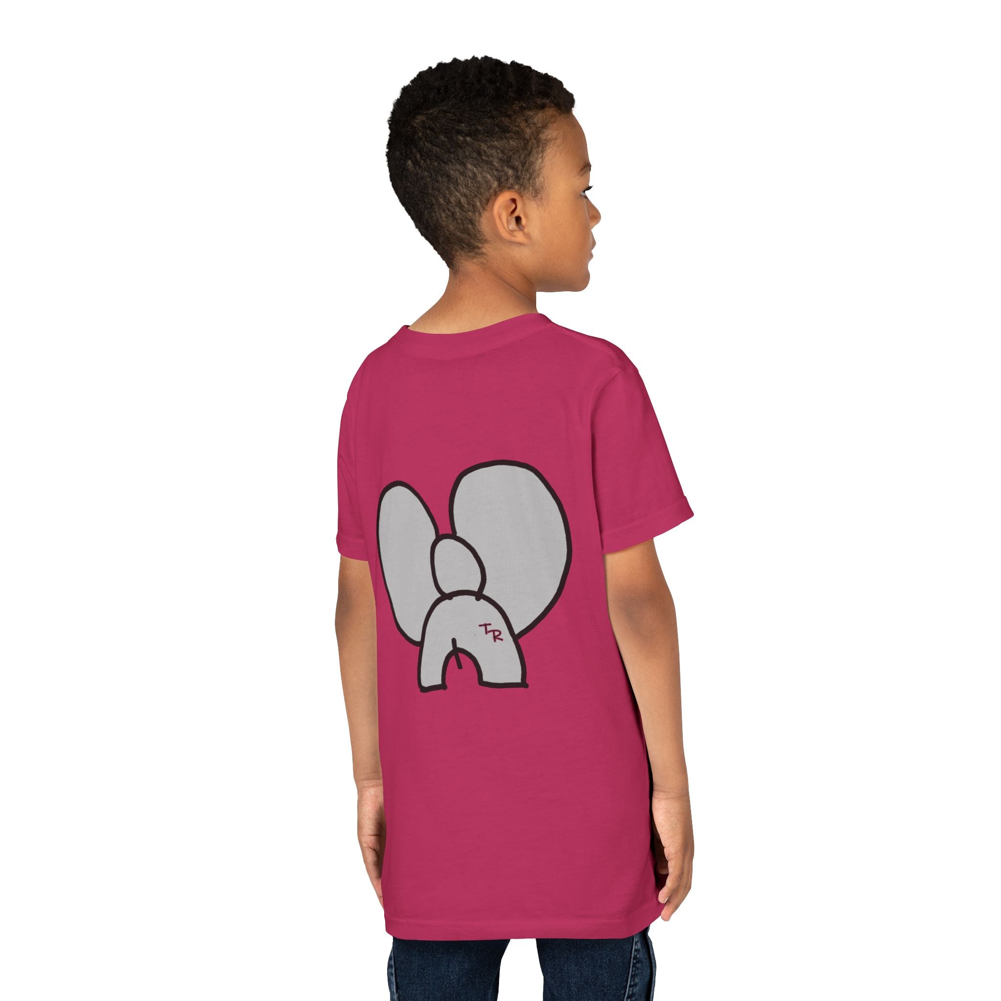 Youth Tee - Animals Front - Elephant