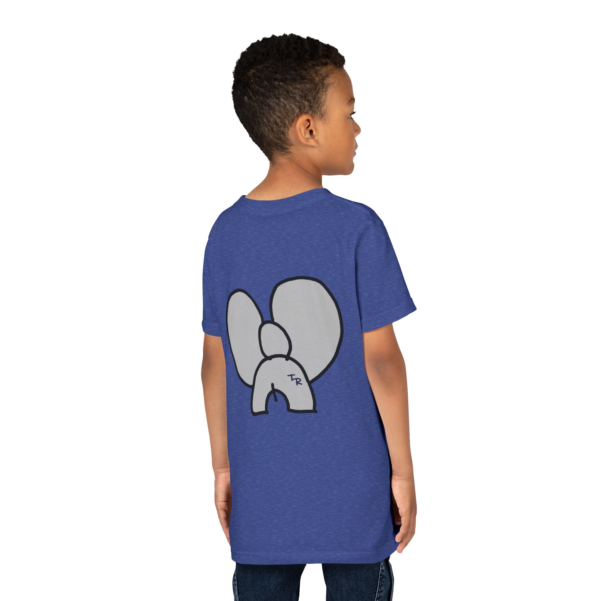 Youth Tee - Animals Front - Elephant