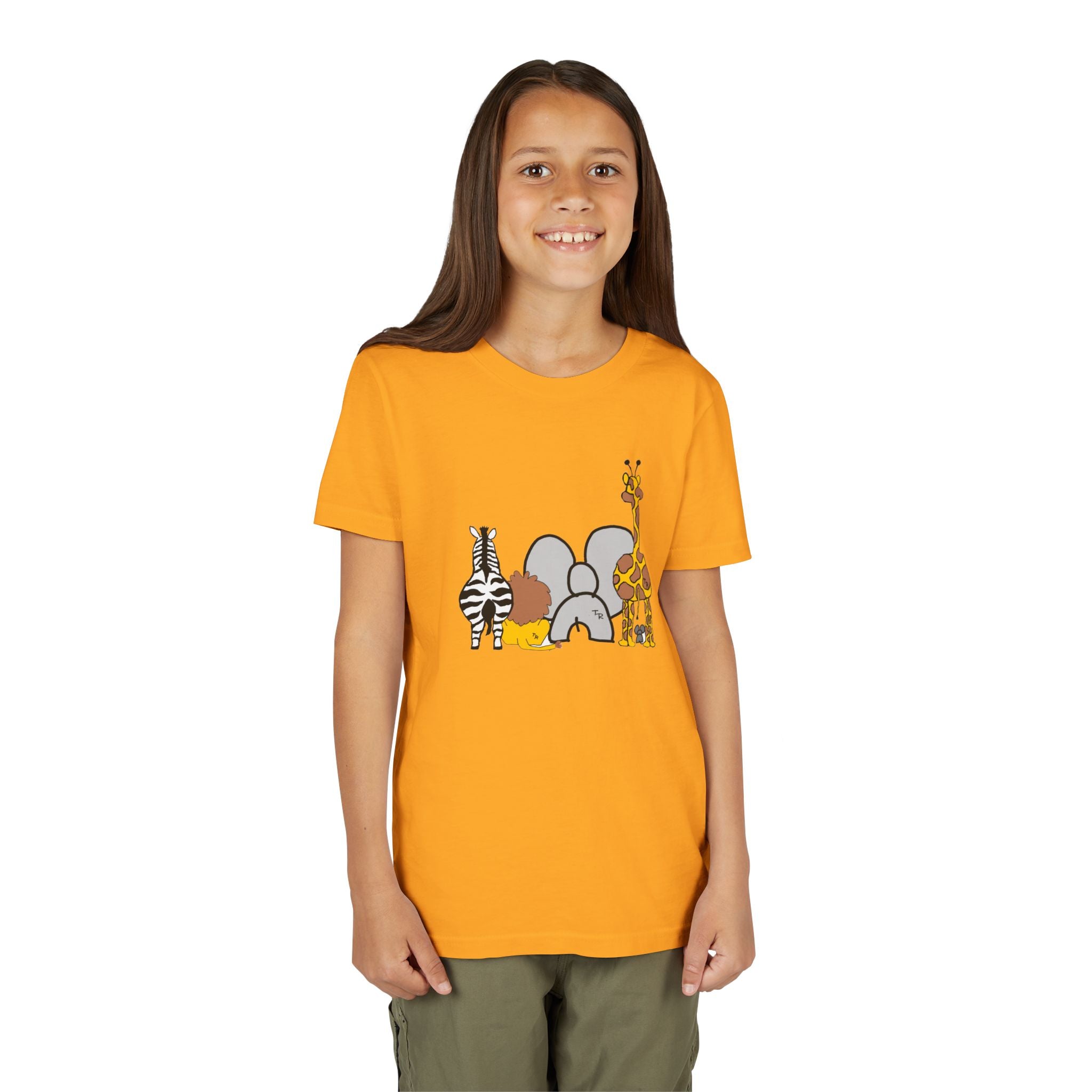Youth Tee - Animals Front - Elephant