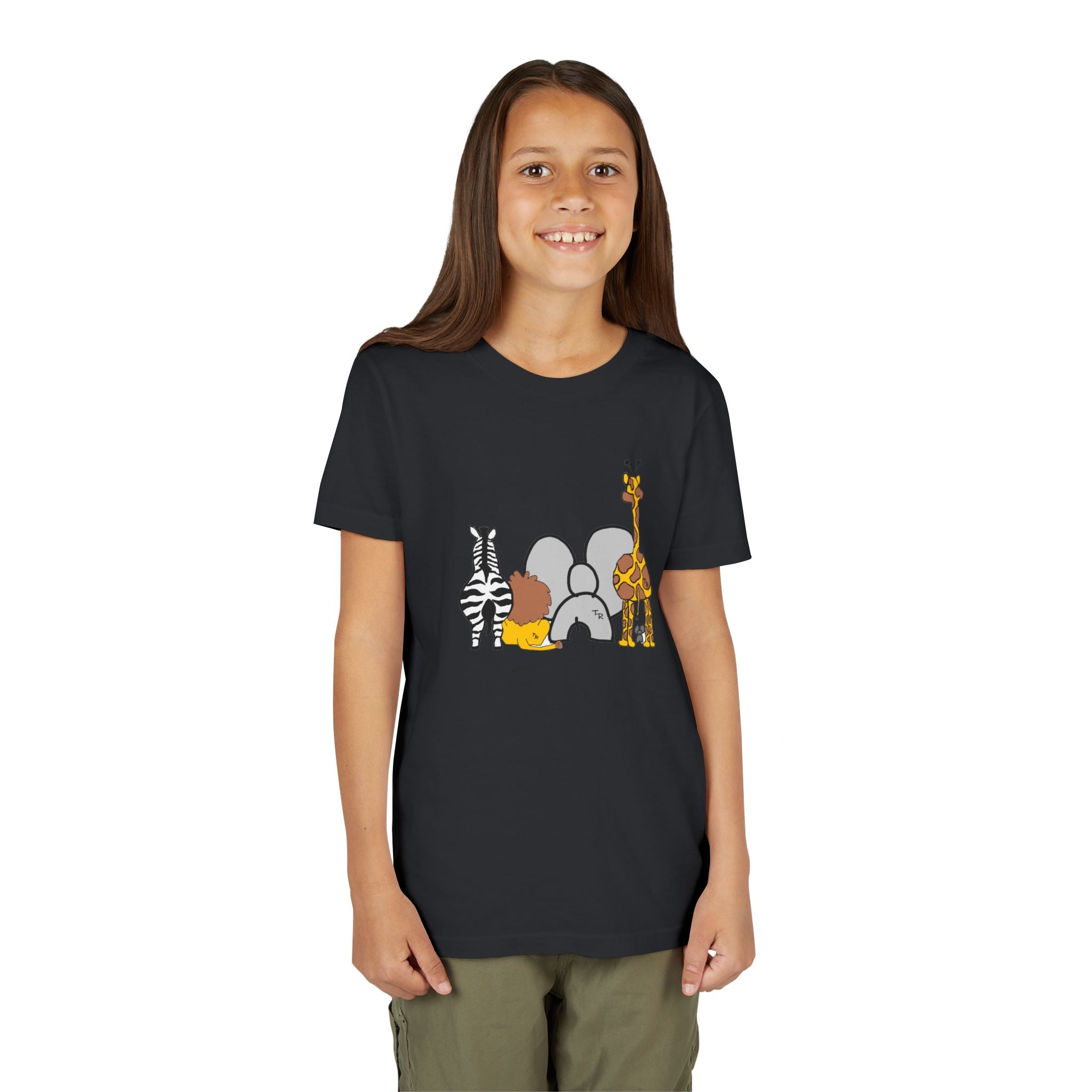 Youth Tee - Animals Front - Elephant