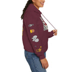 Talleyrand Band Hooded Sweatshirt Text Front/ picture back and picture sleeves