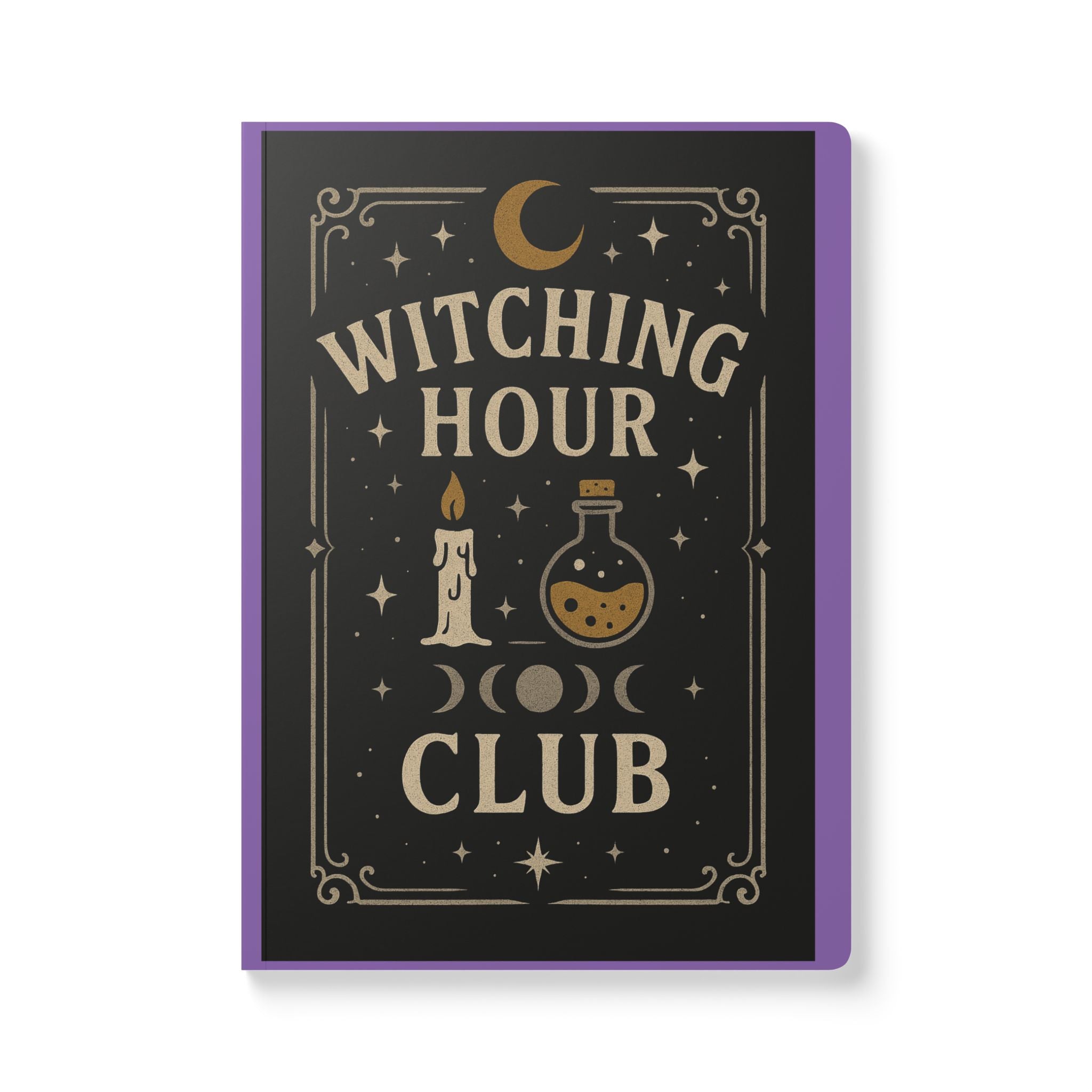 Witchy Softcover Journal: Perfect for Creatives, Dreamers, and Dark Aesthetics, Ghostly Gift, Occult Notes, Halloween Diaries