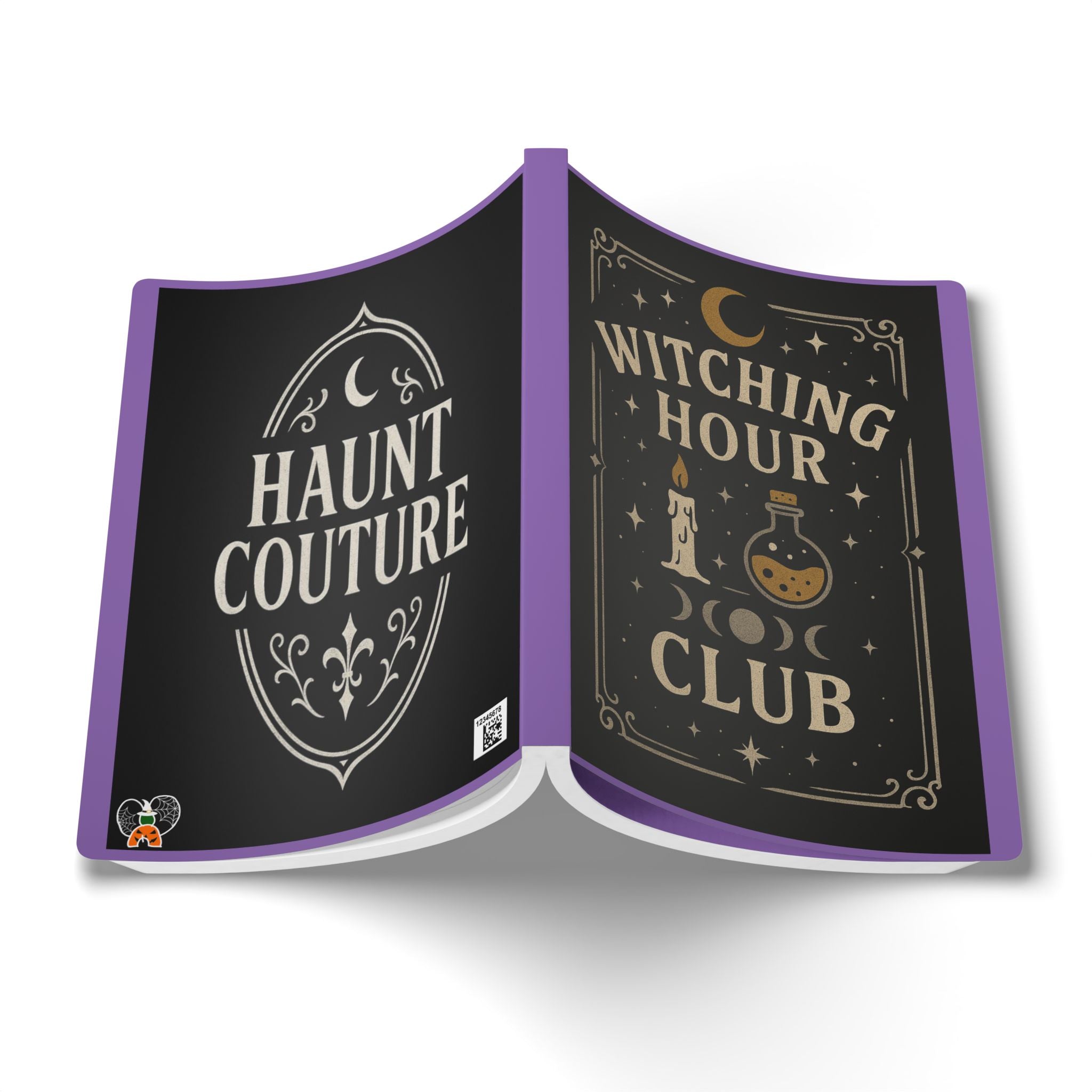 Witchy Softcover Journal: Perfect for Creatives, Dreamers, and Dark Aesthetics, Ghostly Gift, Occult Notes, Halloween Diaries