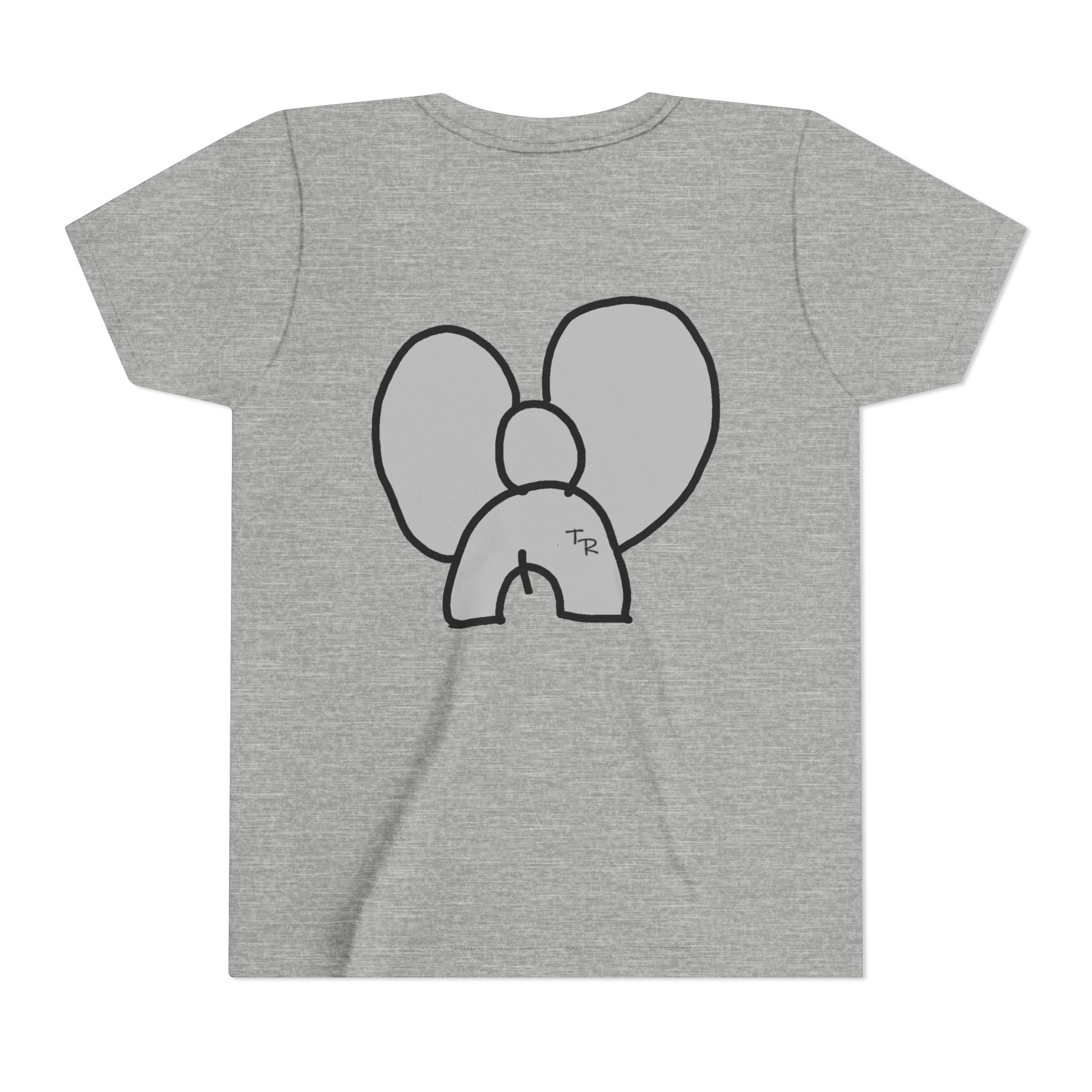 Youth Tee - Animals Front - Elephant
