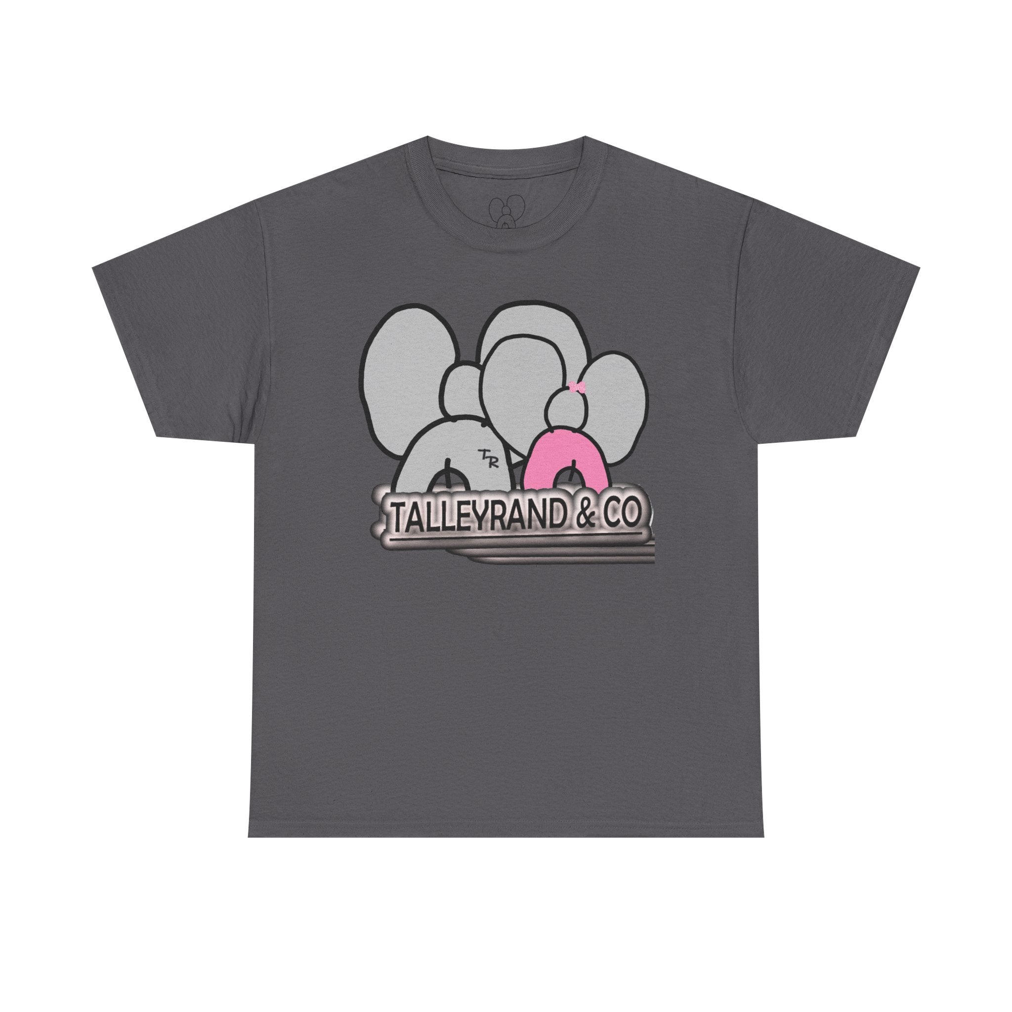 Elephant Crew Graphic Tee — TalleyRand & Co. Cute Pink Accent