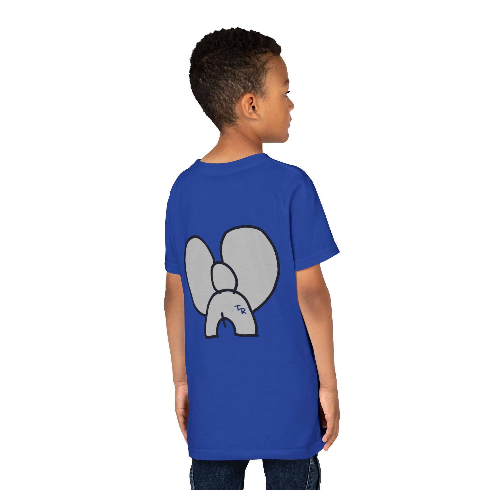 Youth Tee - Animals Front - Elephant