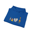 Whimsical Animal Sweatshirt, Cozy Unisex Hoodie for Kids & Teens, Fun Gift for Birthdays, Animal Lovers' Apparel