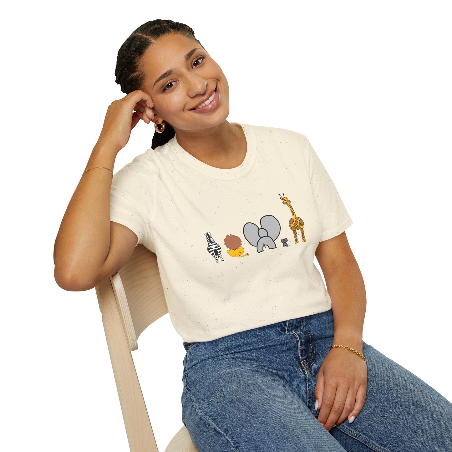 Animal Band Graphic T-Shirt, Cute Zoo Animal Tee, Unisex T-Shirt, Birthday Gift, Fun, Family, Party Outfit, Adventure Shirt